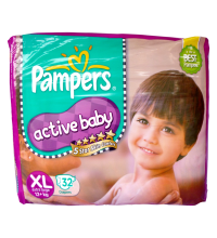 pampers active baby xl 32